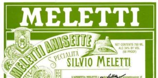 Una vecchia pubblicità dell'anisetta di Meletti