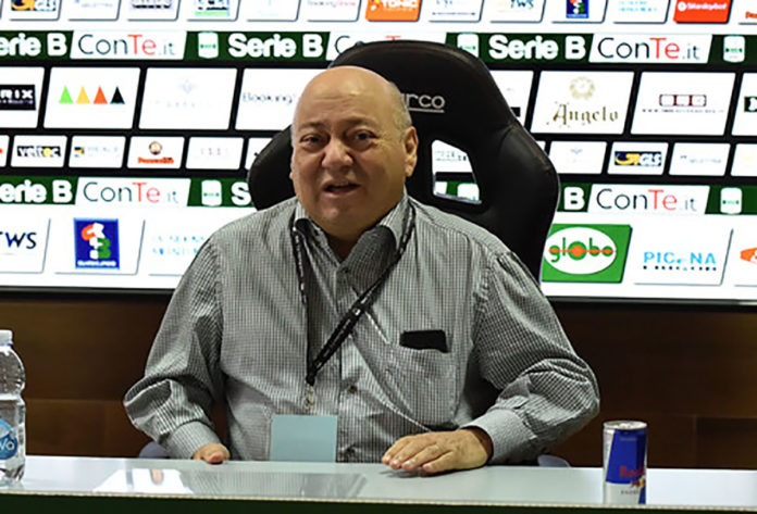 Ascoli Picchio News: il presidente dell'Ascoli Francesco Bellini