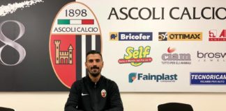 Salvatore D'Elia, foto da pagina Facebook ufficiale Ascoli Calcio