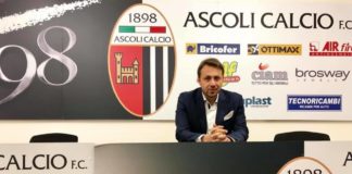 Il direttore sportivo dell'Ascoli Calcio Antonio Tesoro, foto da pagina Facebook ufficiale